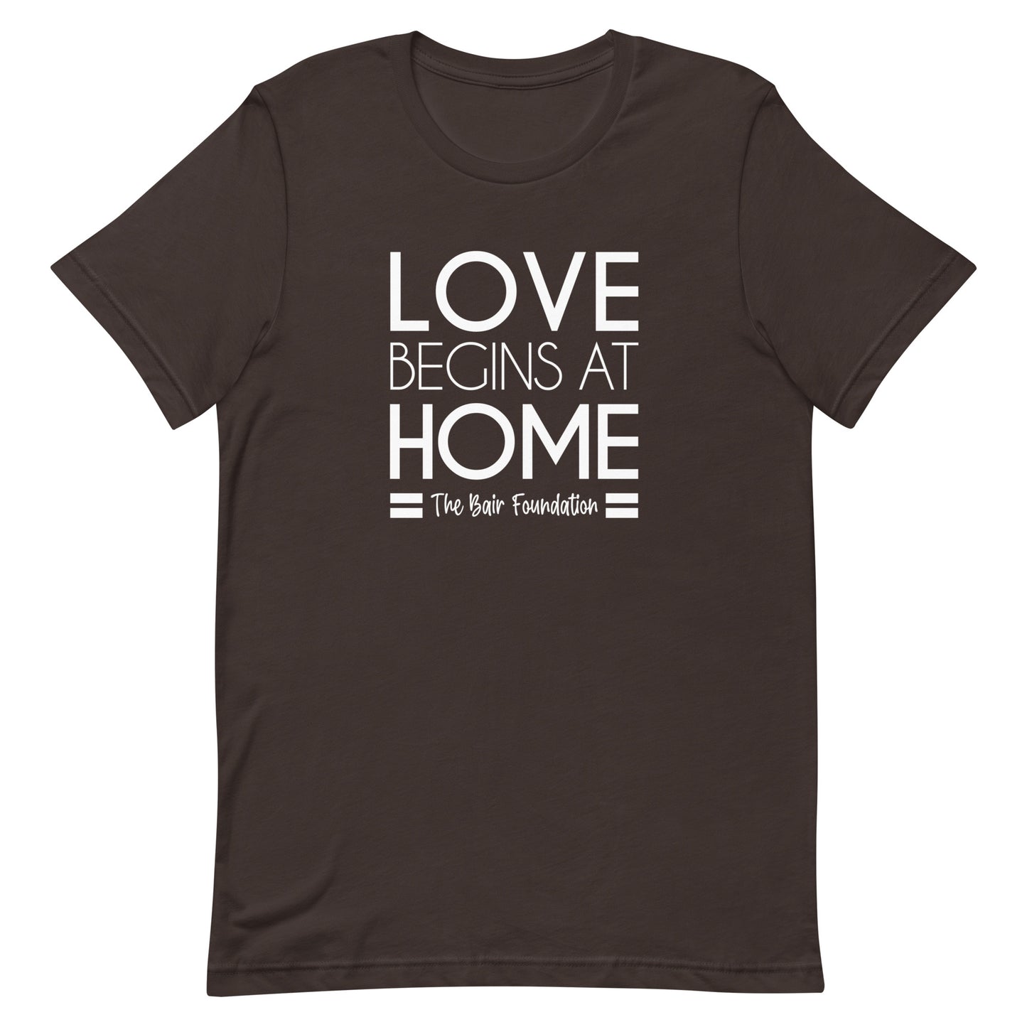 Love Begins at Home Unisex Tee
