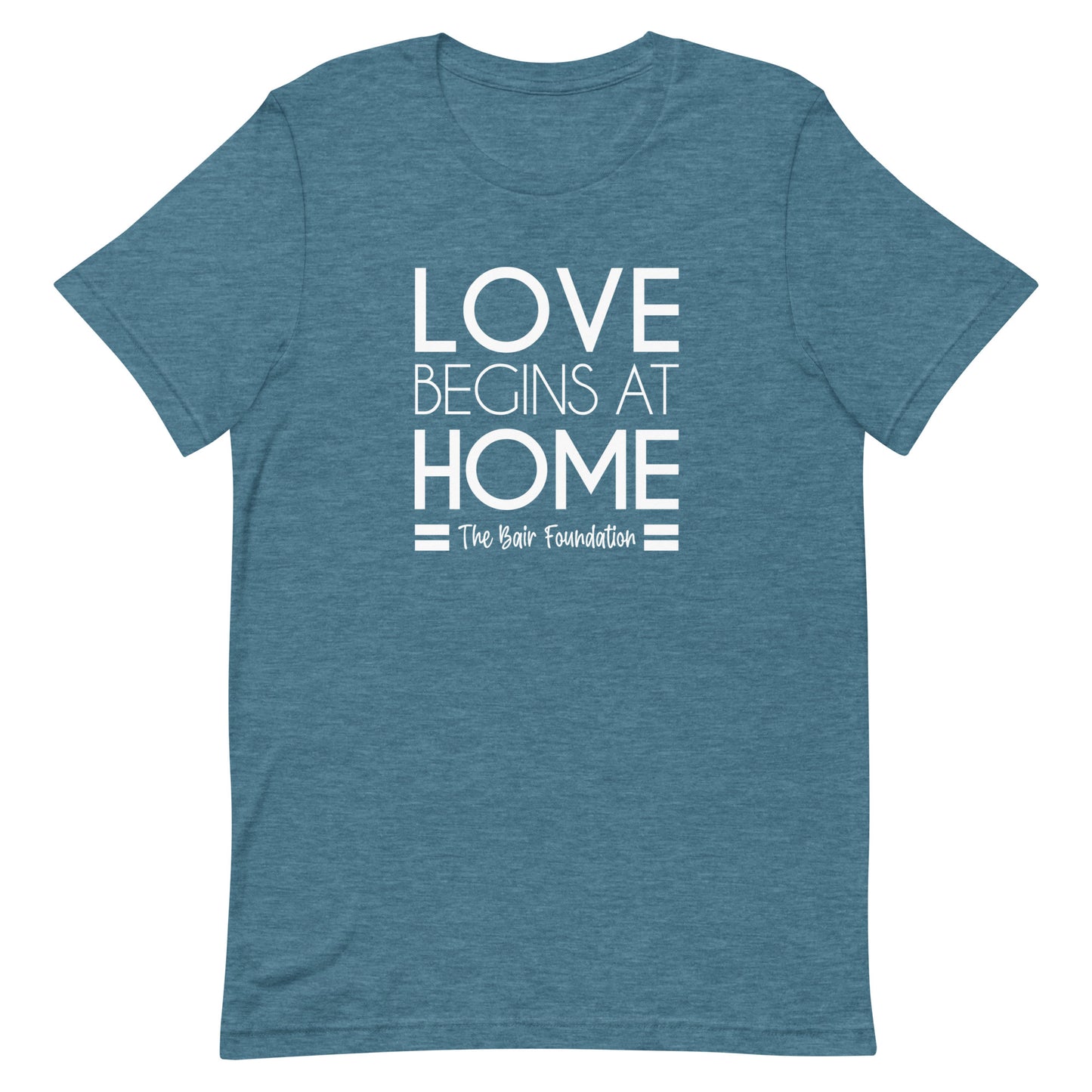 Love Begins at Home Unisex Tee