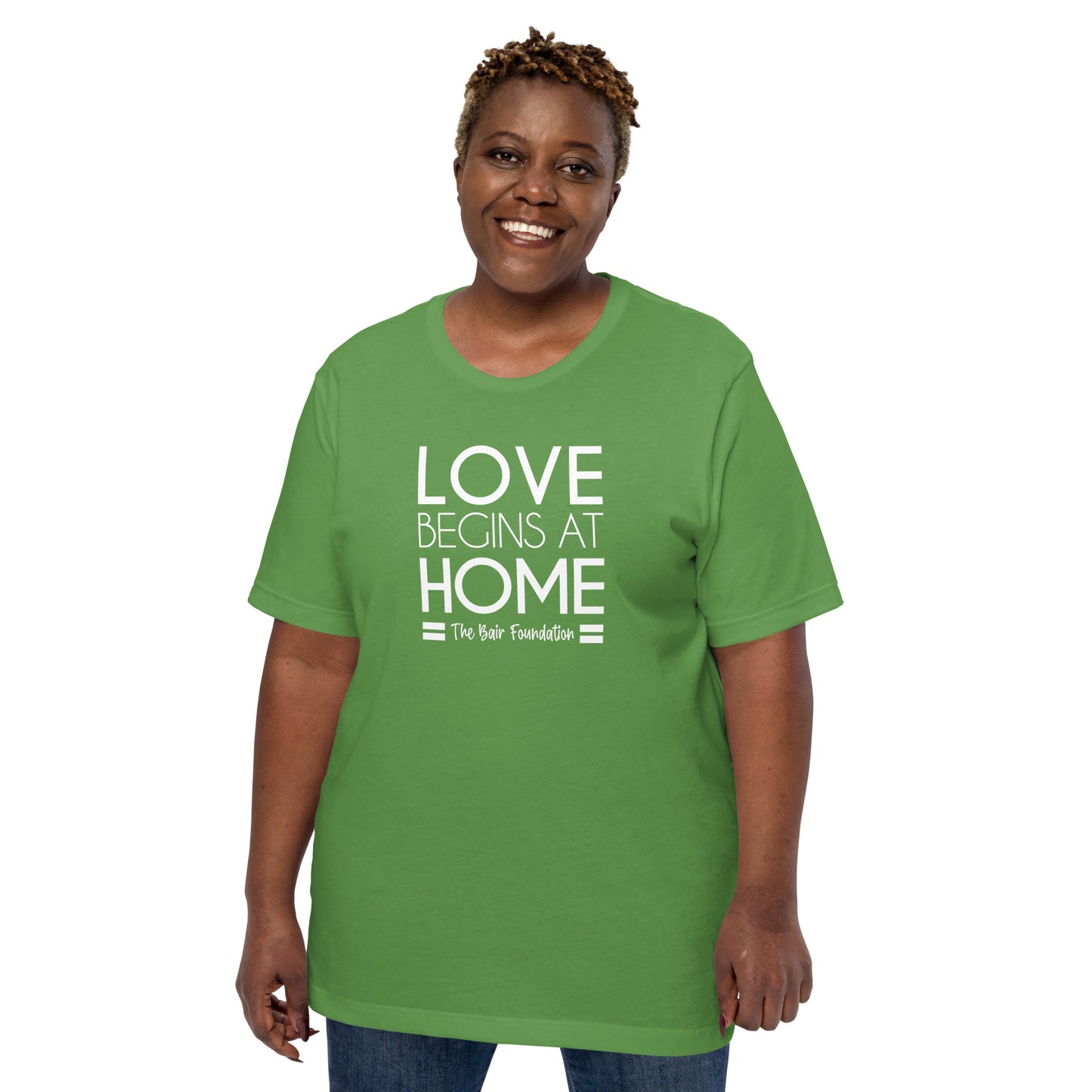 Love Begins at Home Unisex Tee