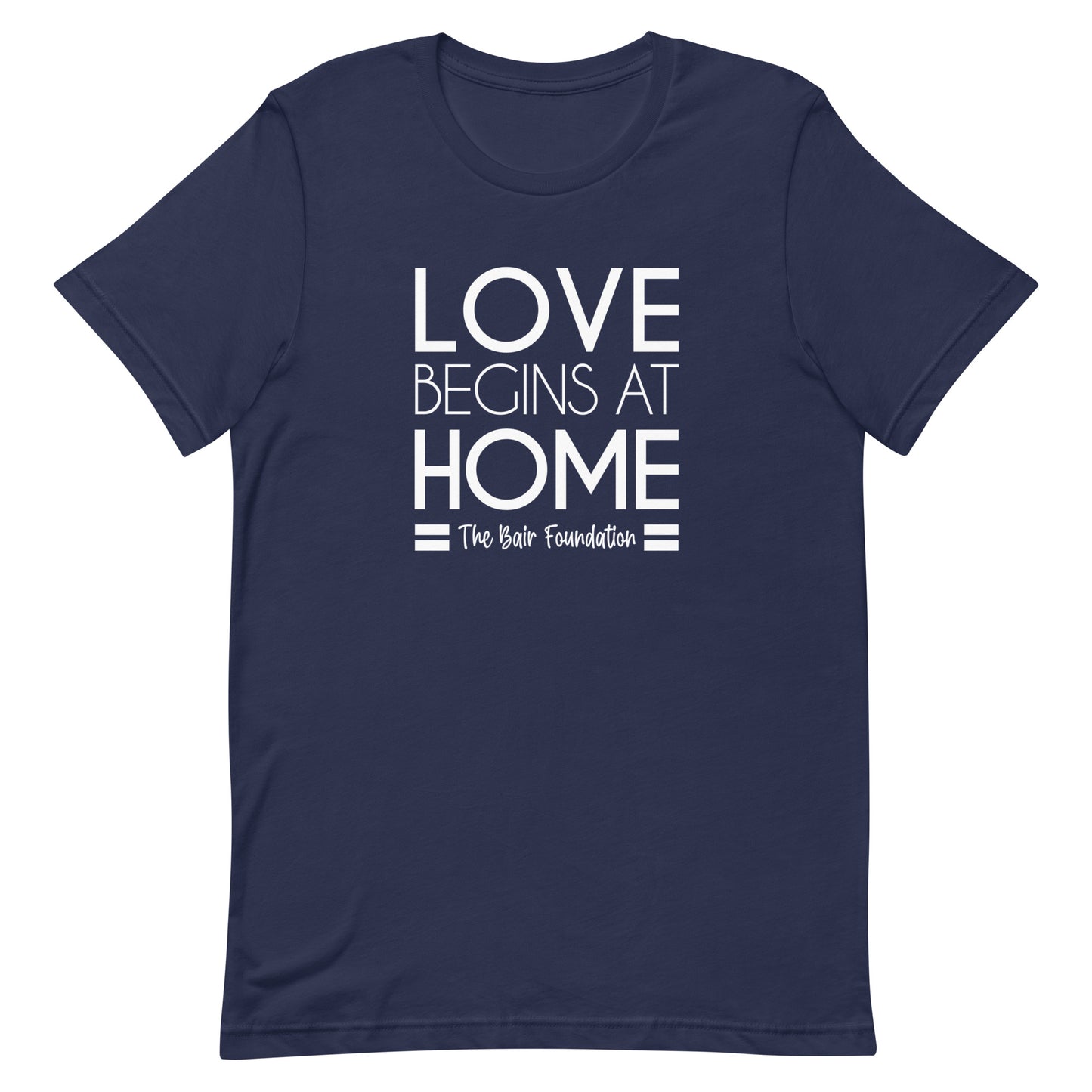 Love Begins at Home Unisex Tee