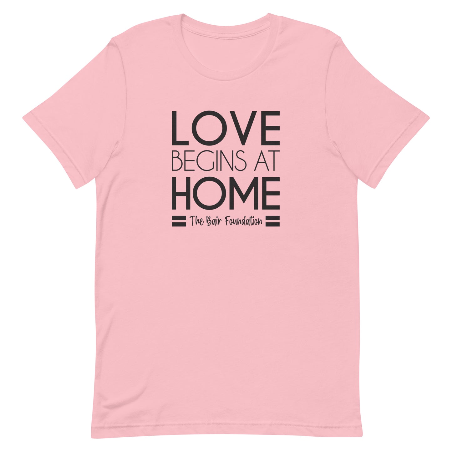Love Begins at Home Unisex Tee