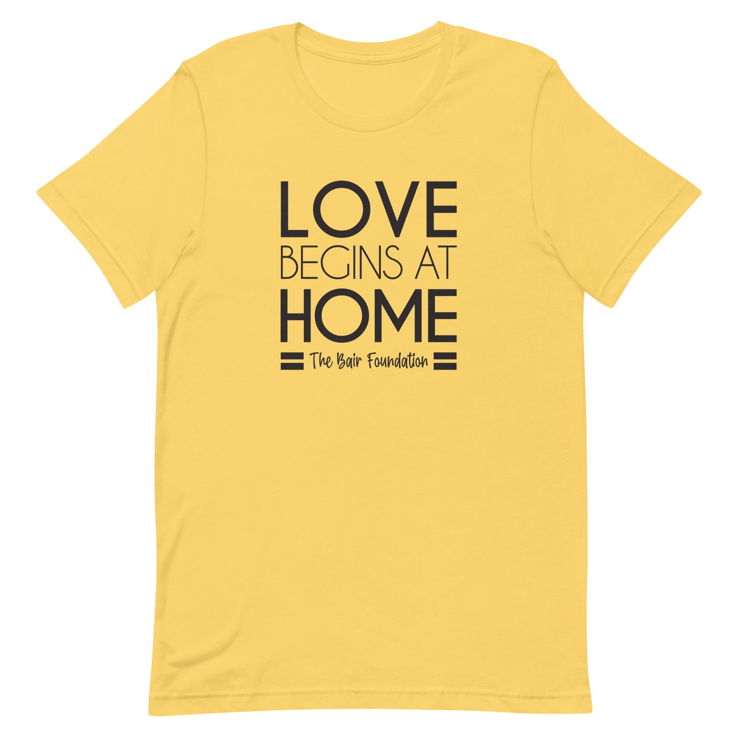 Love Begins at Home Unisex Tee